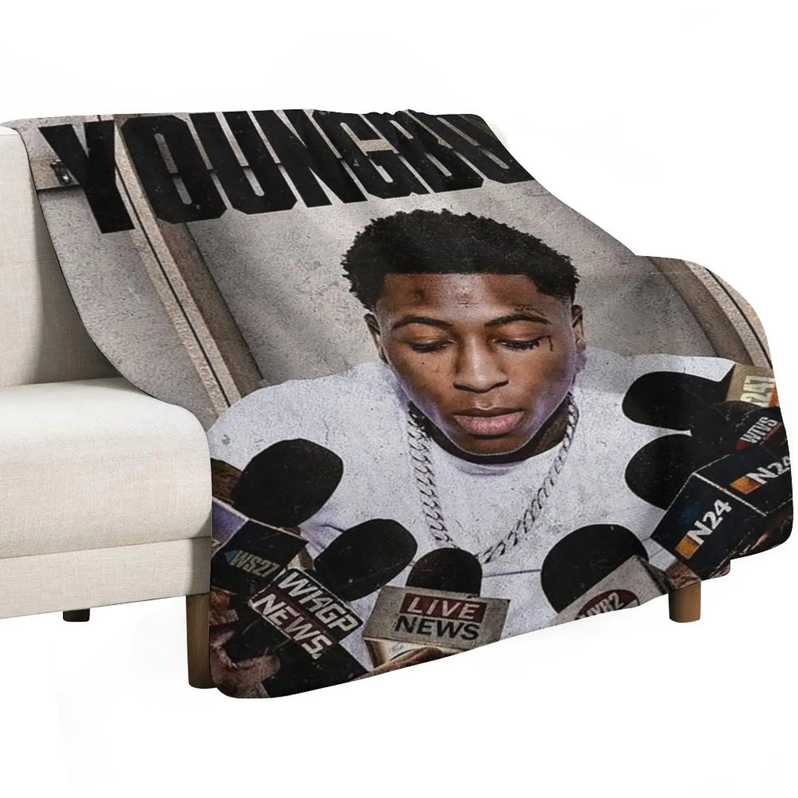 Threeboy Young Boy Never Broke American Tour 2020 Throw Blanket wednesday Bed Summer Beddings Travel Designers Thin Blankets