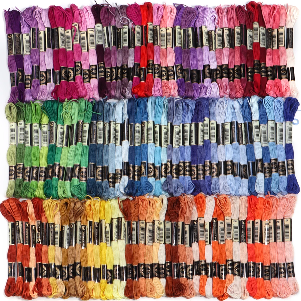 6 adet/grup 8 m Polyester Çapr - Embroidery Stitches incelemesi ve fiyatı