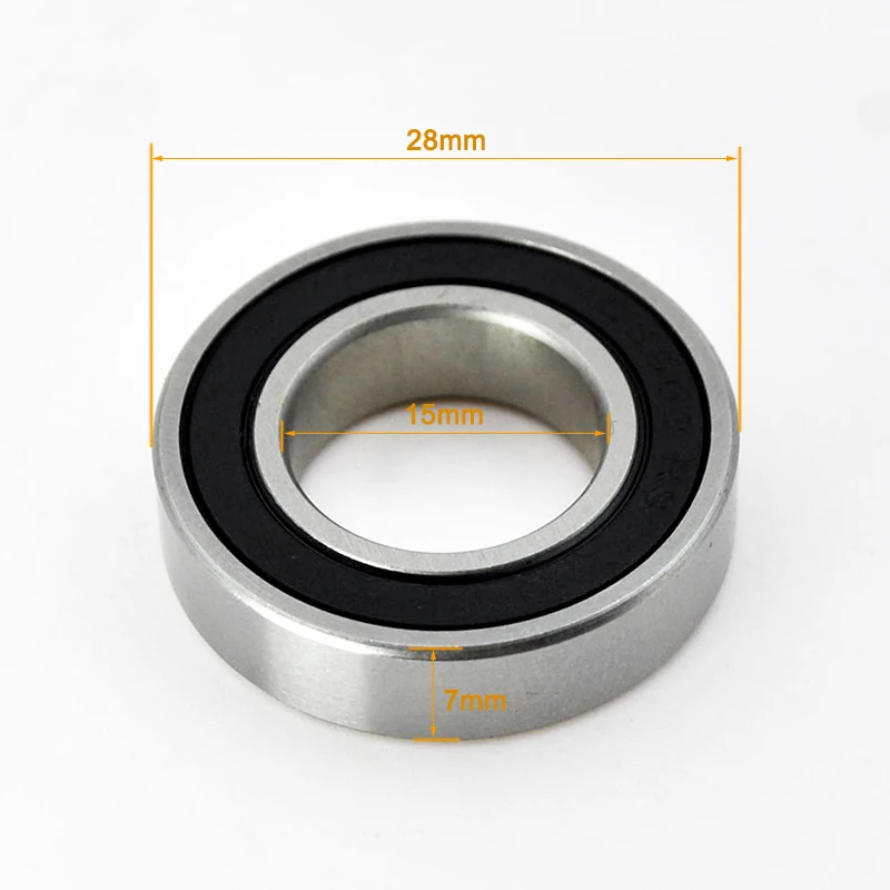 2/10pcs Hybrid Ceramic 6902 2RS Bearing 15x28x7 mm 6902RS DDU High Speed For Bike Bicycle 15mm Inner Bore Chrome Ball Bearings