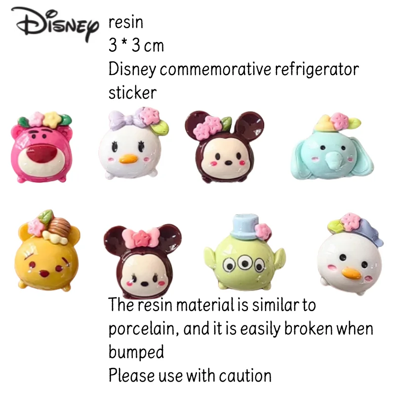 Disney Erdbeerbär Kühlschrankaufkleber, starker magnetischer Aufkleber, personalisierter kreativer Magnetstein, kompakte Fotodekoration