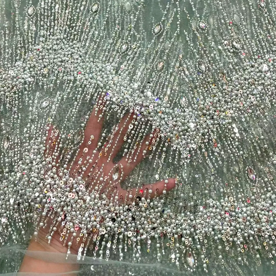 قماش دانتيل أفريقي فاخر عالي ا - مراجعة Embroidery Ai وسعره