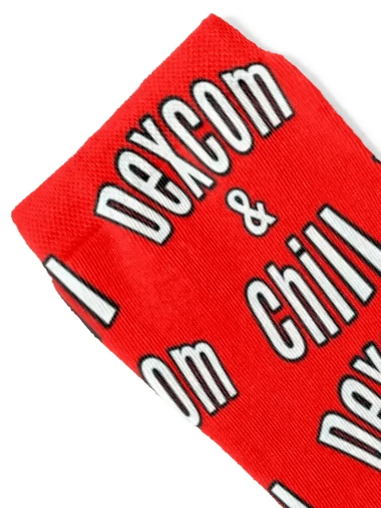 Dexcom & Chill Socks hiphop hockey gym Socks For Women Men's