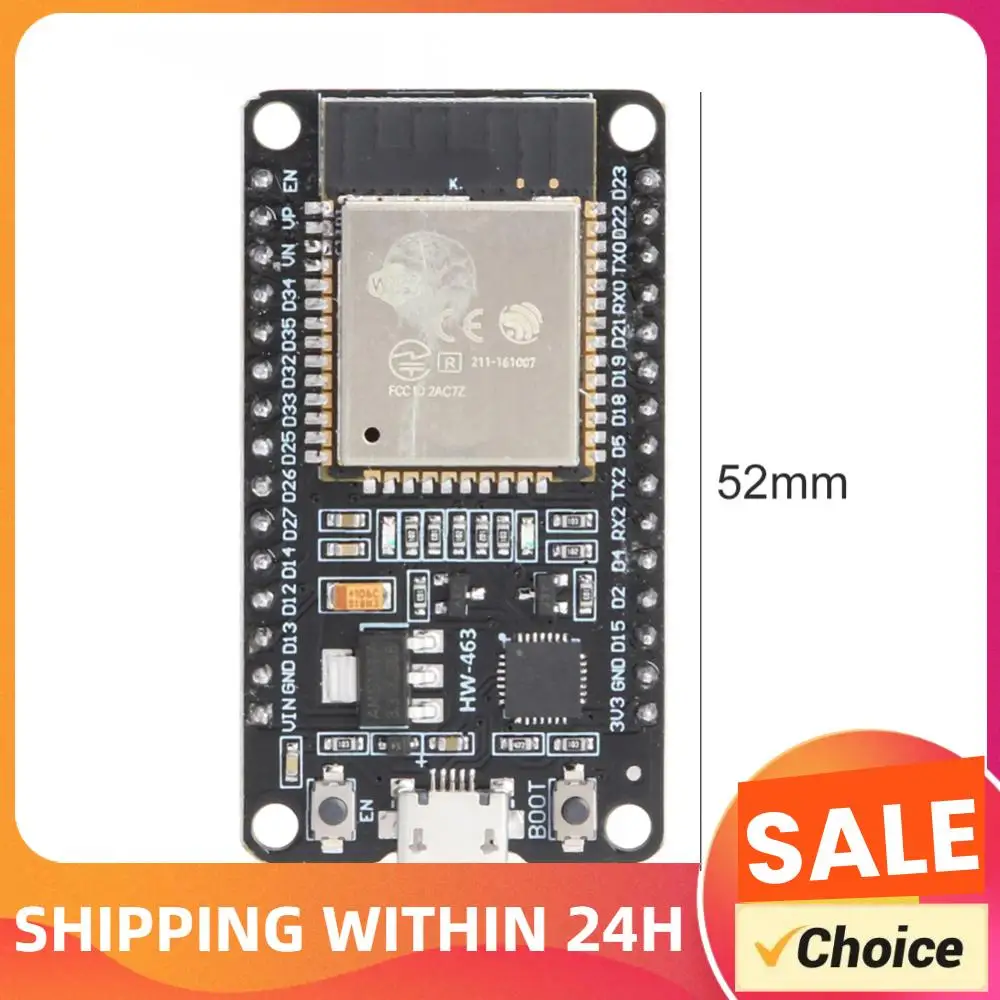 For ESP32 Development Board ESP-32S WiFi+Bluetooth-Compatible Low Power Consumption Module Kits Accessories