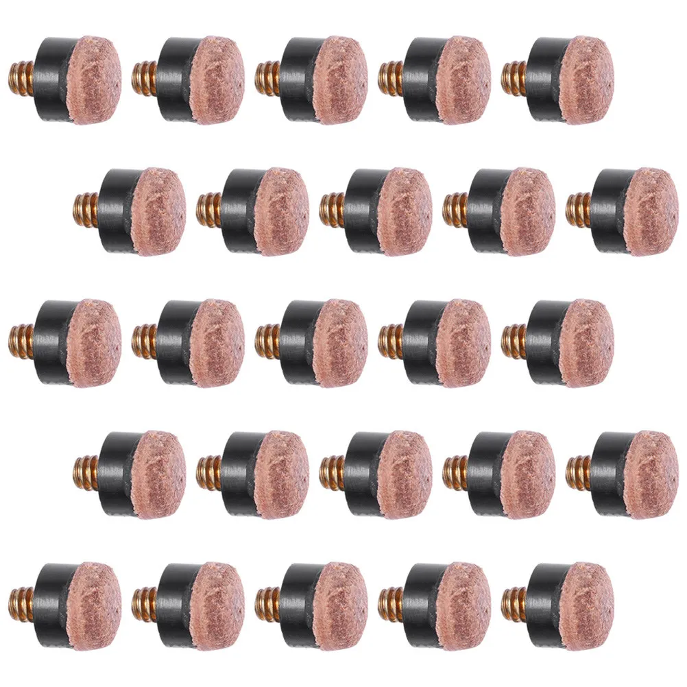 

Набор из 40 сменных наконечников для бильярдных киев, легко устанавливаемые, портативные, легкие, для точного управления