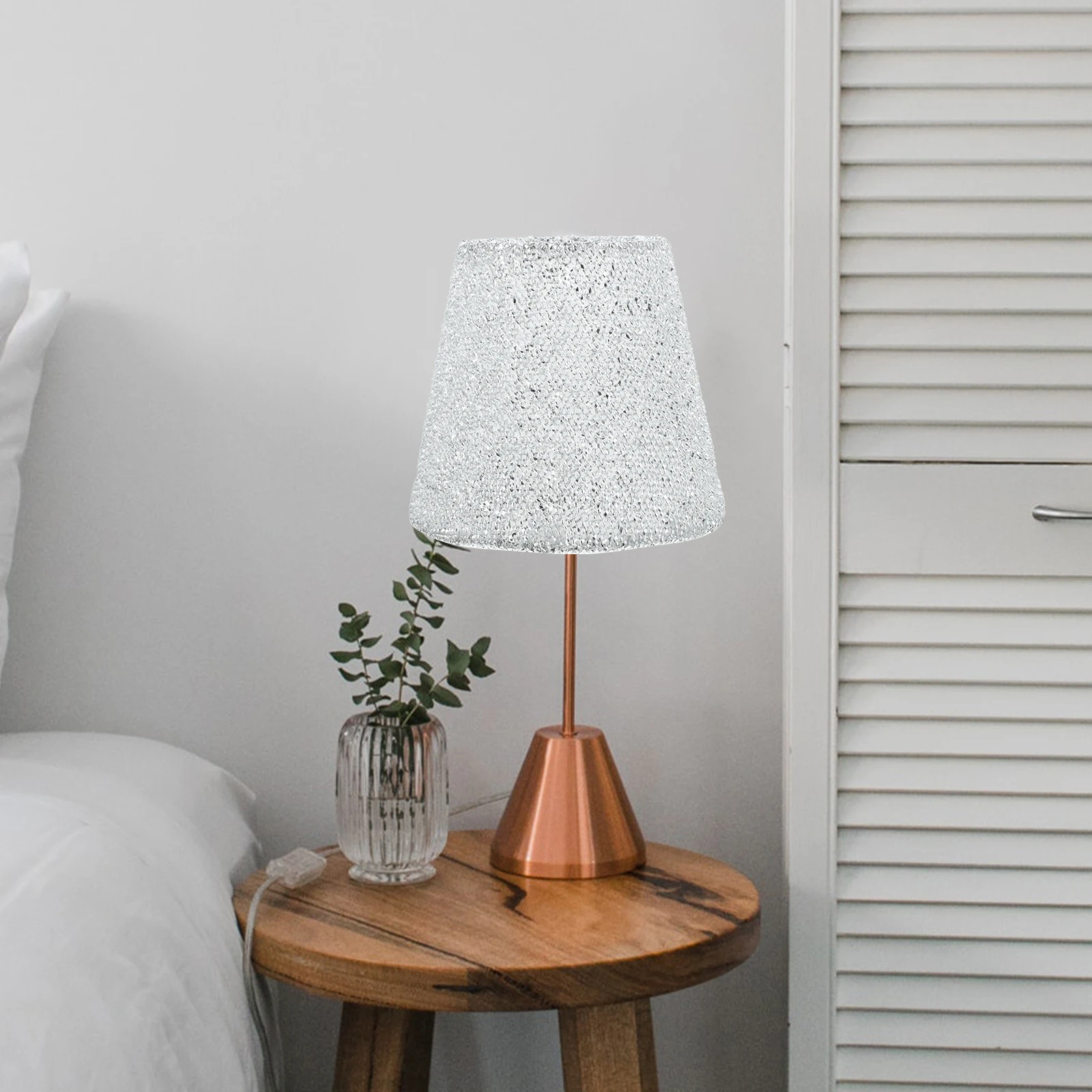

E14 Lampshade Material Bedroom Living Room Study Office Lampshades Small Retro Style Small Cover Replacement Shades