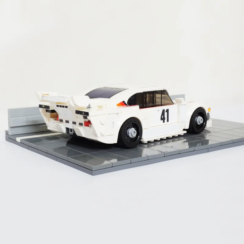 Poladeer 320PCS MOC DIY Auto Racing Kremer 935 K3 Bausteine Montagemodell Spielzeug Freund Kinder Geburtstagsgeschenke – Detail 1