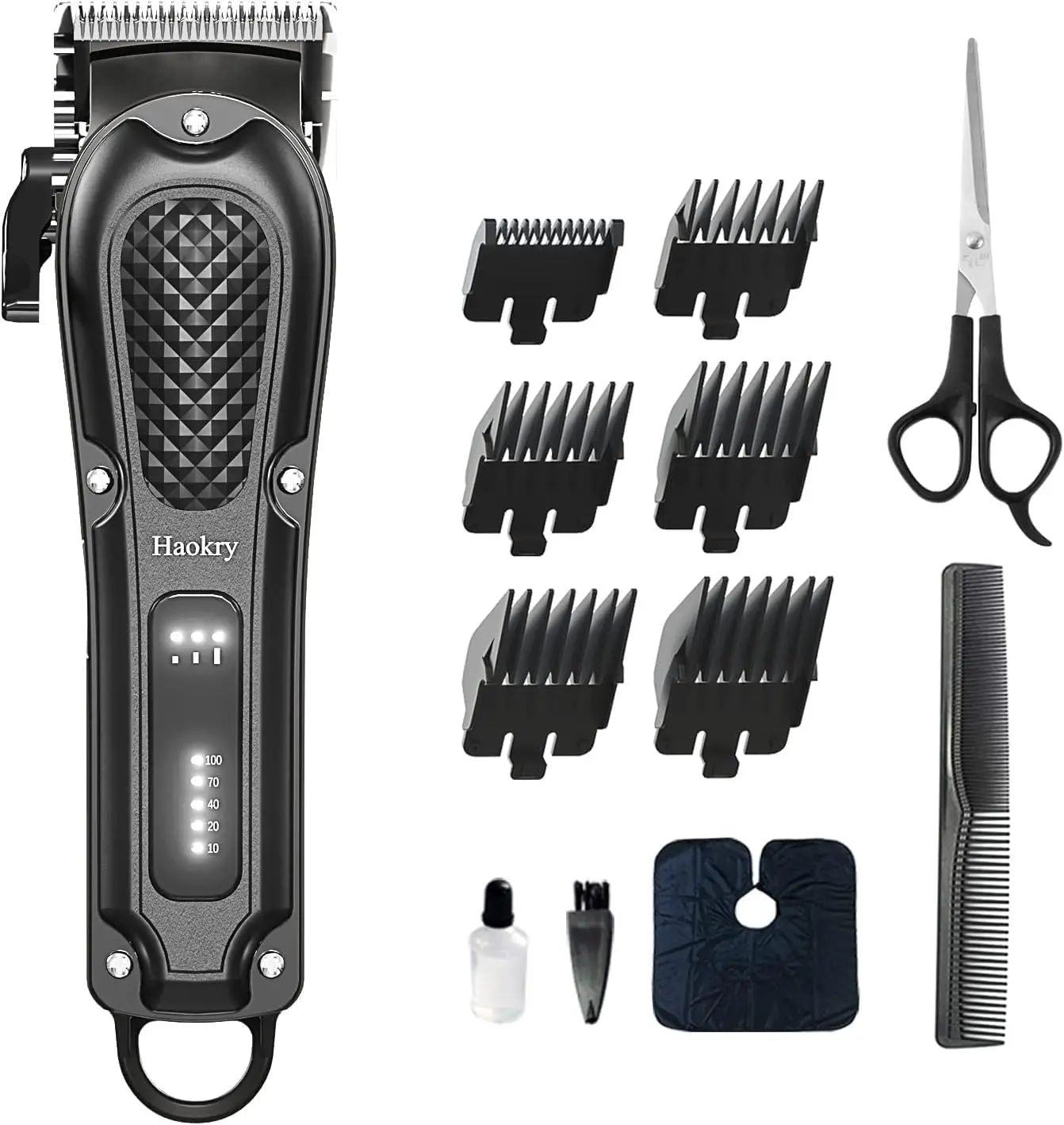 

Professional Cordless & Corded Hair Clippers for Men - Rechargeable Beard Trimmer