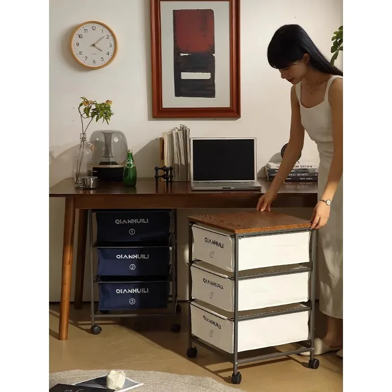 Snack rack trolley storage side cabinetTools and supplies
