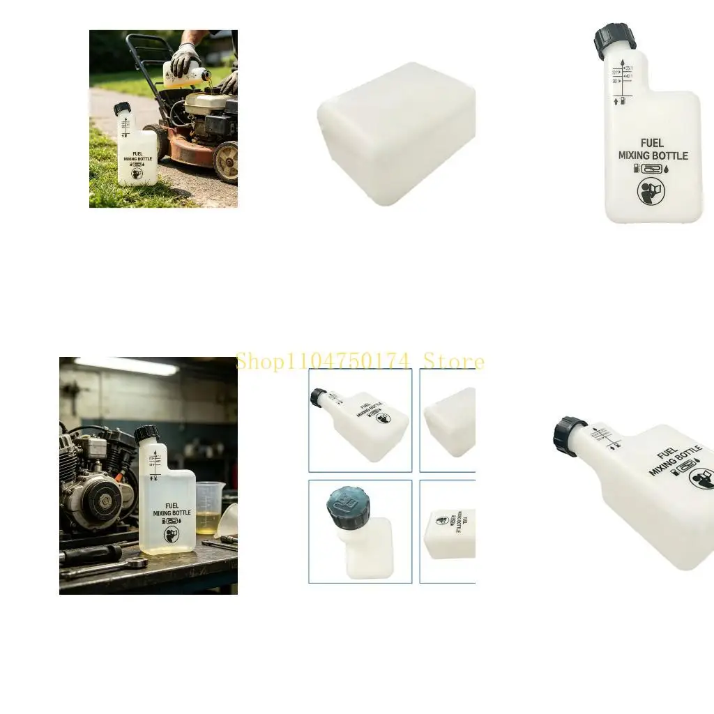 Engine Mixing Bottle with Four Printed Ratios and Fill-Level Guides Top Sale