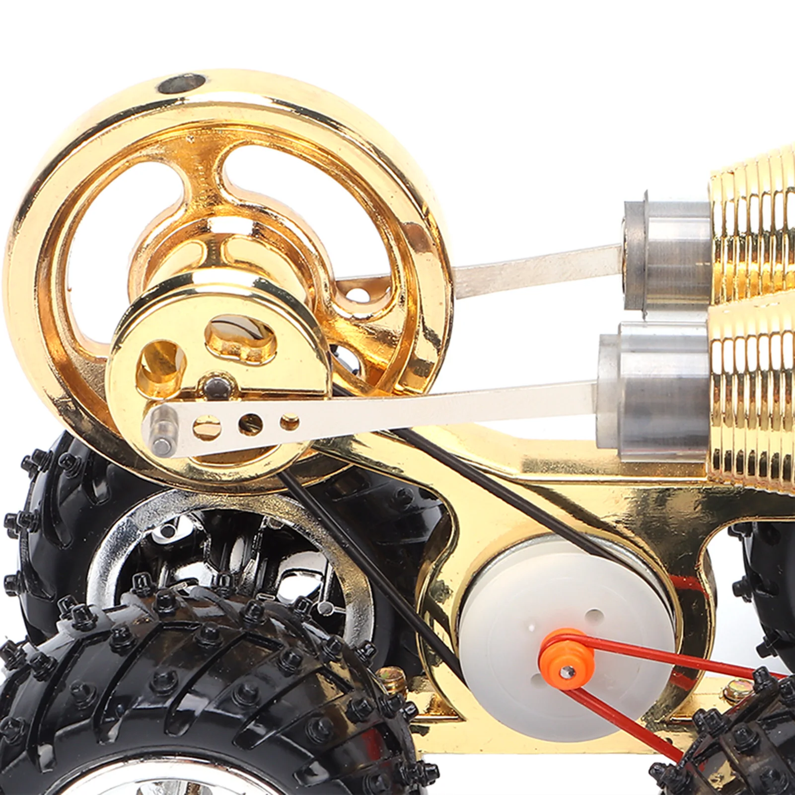 Stirling Car Engine Model Miniature External Combustion Power Exquisite Physics Science Kit for Experimental Toy Gift