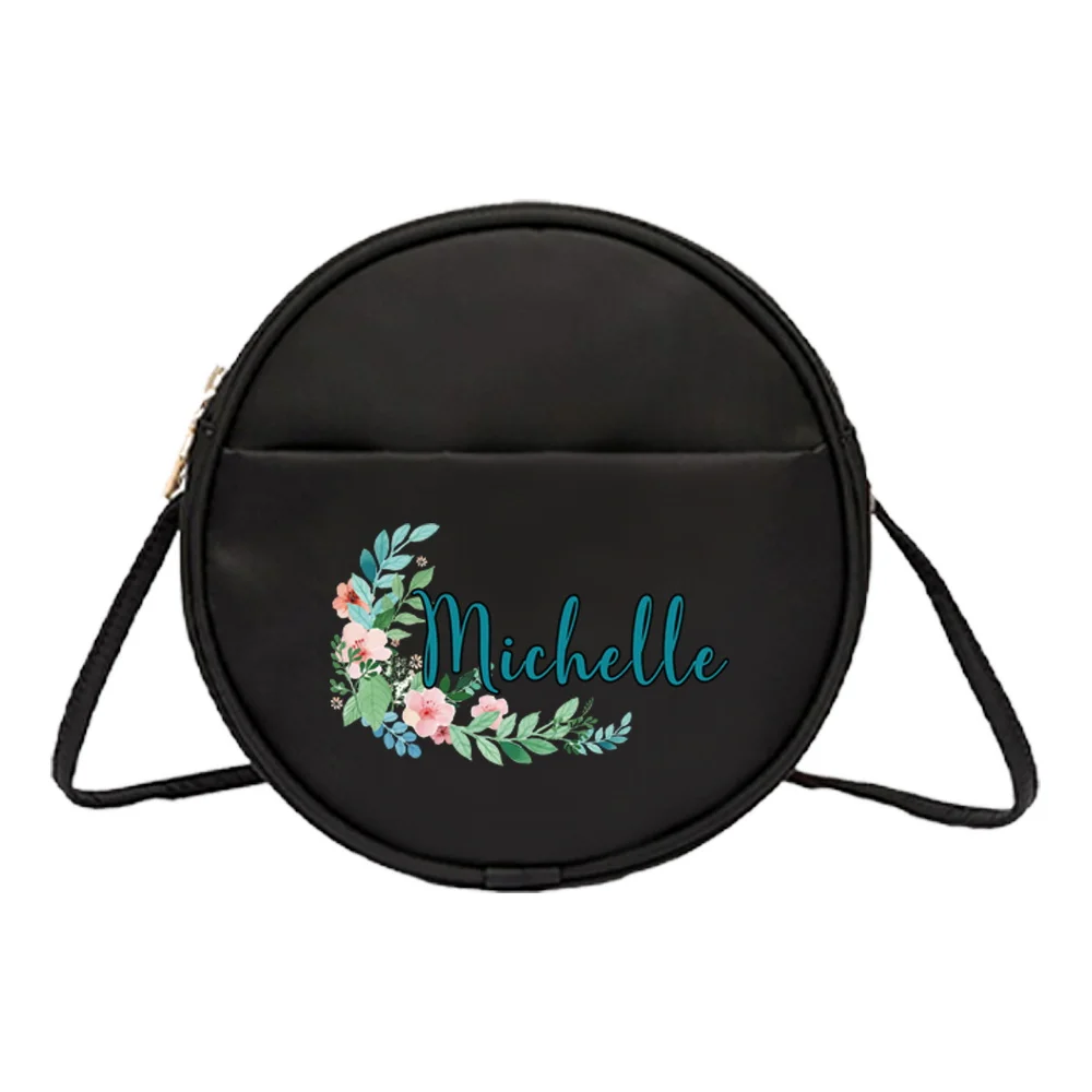 Runde Umhängetasche Handy Aufbewahrungstasche Handtasche Mini Umhängetasche