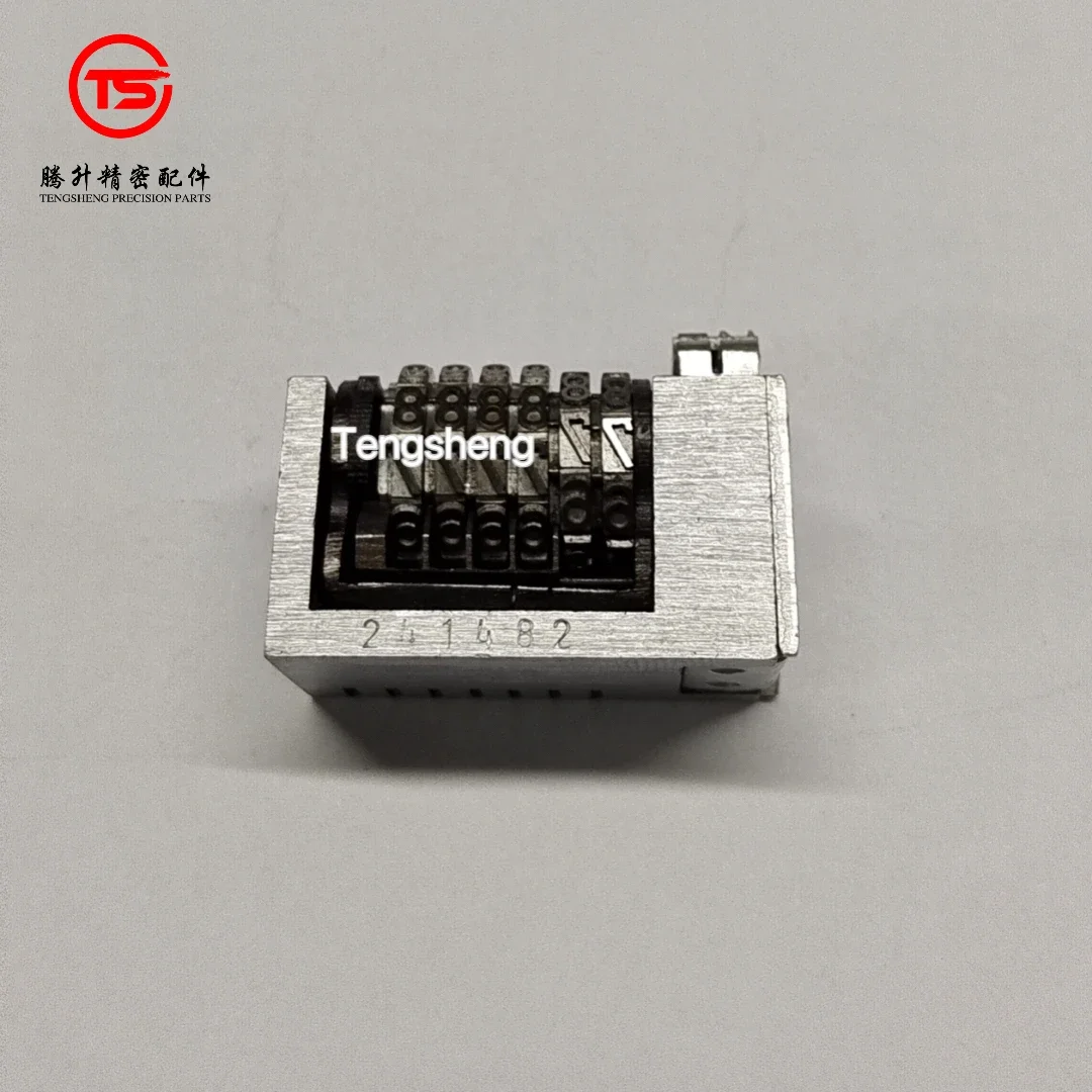 6 Digits Numbering Machine 4x8 Cicero Backward Gothic Roman Type Last Two Bits Can Adjustable