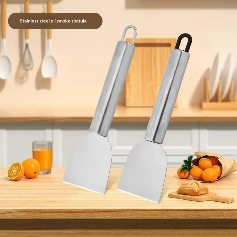 Stainless Steel Cleaning Scraper With Rust Proof Blade Hanging Loop For Kitchen Grease Sticker Ice Residue Removal