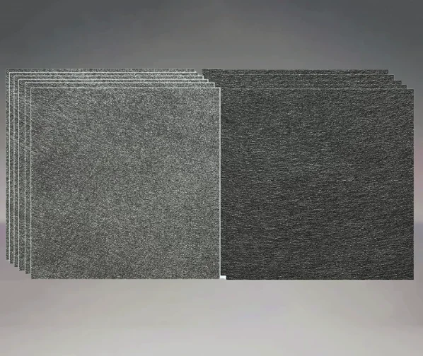 100x100mm Carbon Fiber Paper Substrate EP40 P50 P75 for Activated Carbon Bags Boxes