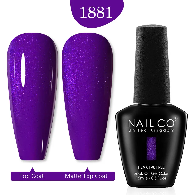 NAILCO Rode Kleuren Serie 15ML Nagelgel Polish Nagelbenodigdheden Semi Permanent Voor Nail Art Manicure Losweken LED UV hybride Vernis