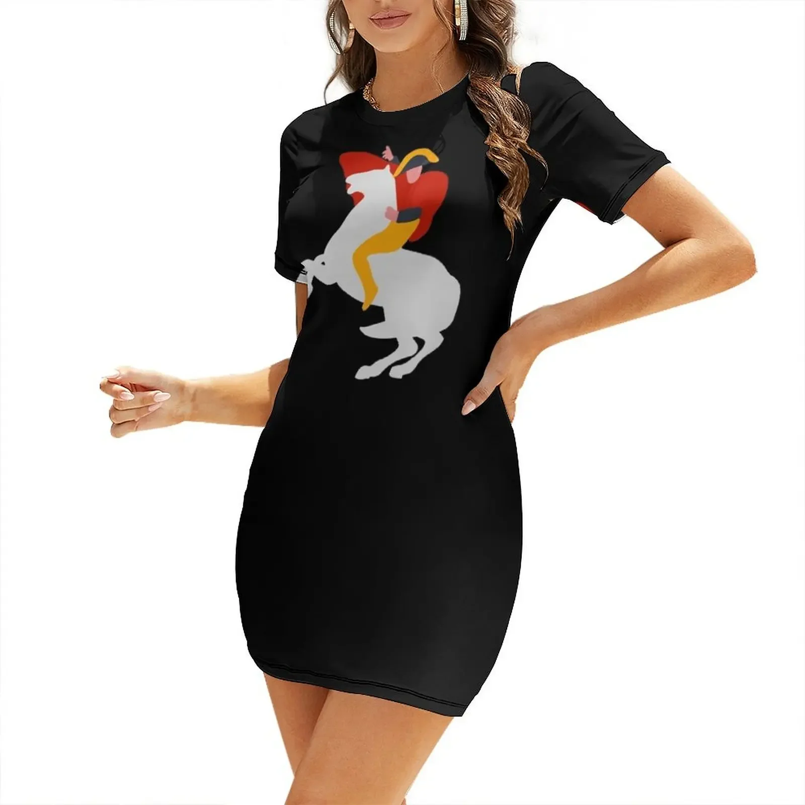 

Napoleon Minimal Version Short-Sleeved Dress women dresses women's clothing korea stylish