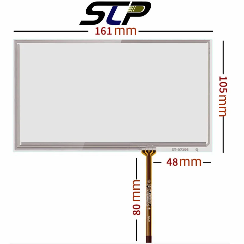 Touch Screen Handwritten Panel Glass , 7''Inch , HSD070PWW1-B01, C00, B00, IPS, 1280x800, 16:10 Resistance, 161mm * 105mm