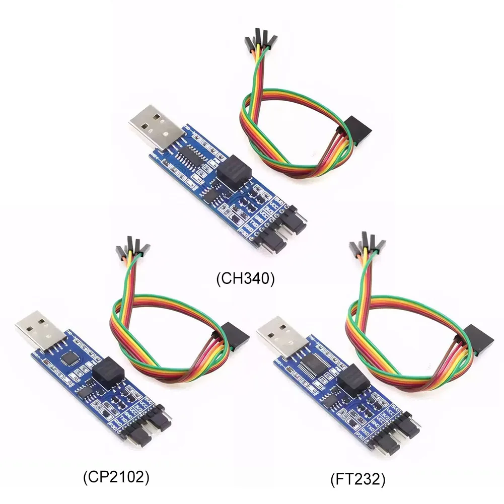 USB To TTL Converter Adapter FT232 CP2102 CH340 USB To Uart Serial Port Module with Signal Isolation