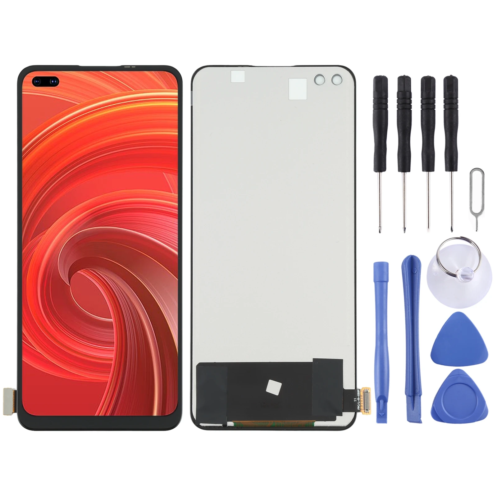 TFT Material LCD Screen and Digitizer Full Assembly for OPPO Realme X50 Pro 5G / OnePlus Nord RMX2075 RMX2071 RMX2076 ﻿