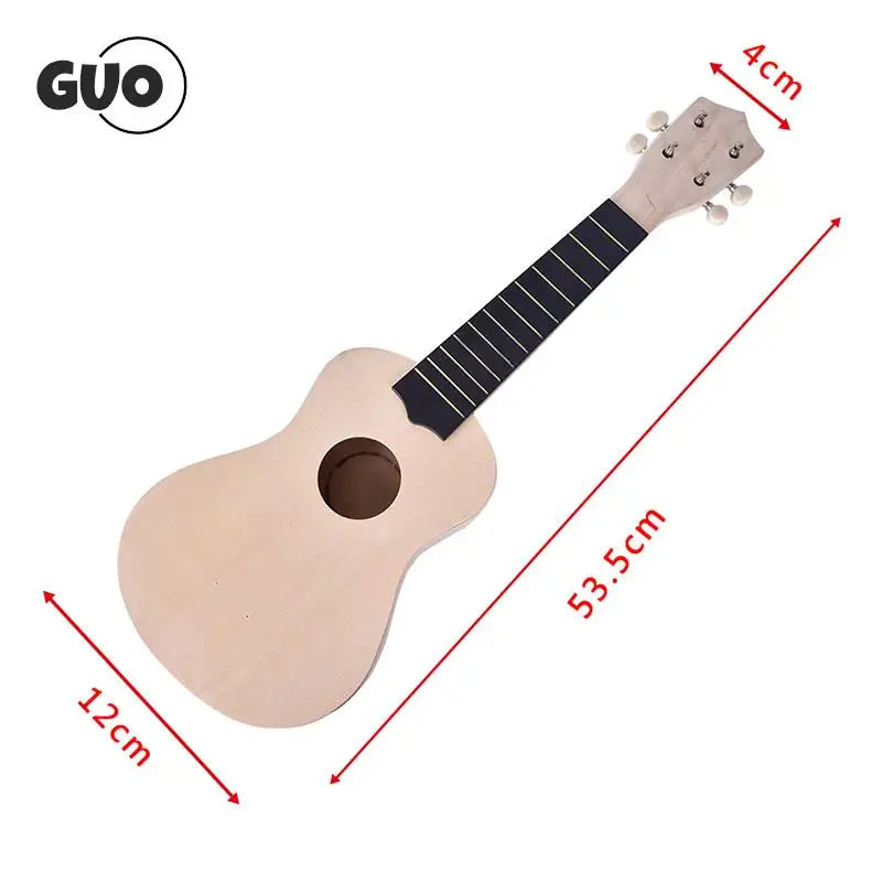 DIY Ukulele DIY Kit Tool Hawaii Guitar Handwork Support Painting Children\'s Toy Assembly For Amateur Musical Instrument