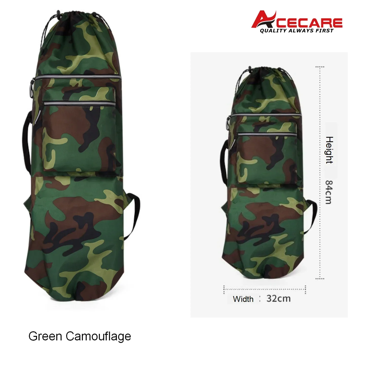 Acecare mochila de transporte para tanque de 12L, tela Oxford impermeable duradera en múltiples patrones para buceo