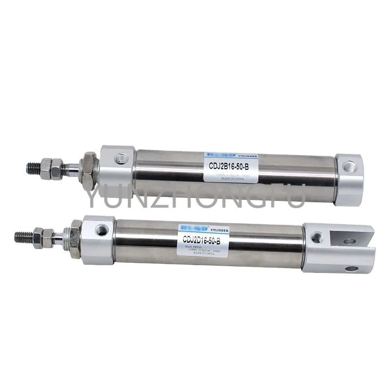 Cylinder Diameter 6mm 10mm 16mm Stroke 10mm to 100mm Double Acting  Cylinder Stainless Steel Maximum Stroke 10