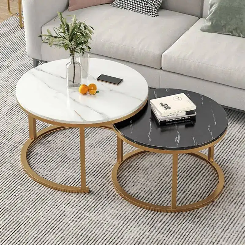 

Table Shipping Coffee Luxury Hotel Round Free Service Dining Coffee Tables Living Room Makeup Premium Couchtische Home Furniture