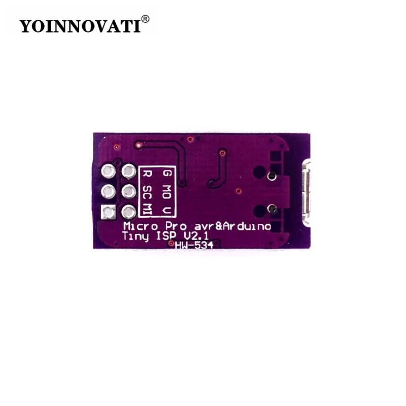 Micro USB Tiny AVR ISP ATtiny44 ATTiny45 ATTiny85 USBTinyISP Programmer Module for IDE Bootloader ISP Microcontroller 5V