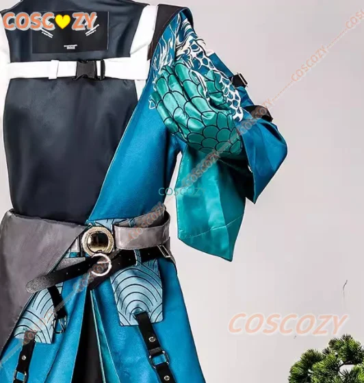 Voorverkoop Wuthering Waves Jiyan Cosplay Kostuum Lange Groene Pruik Game Outfits Voor Conventie Evenement Halloween Feest