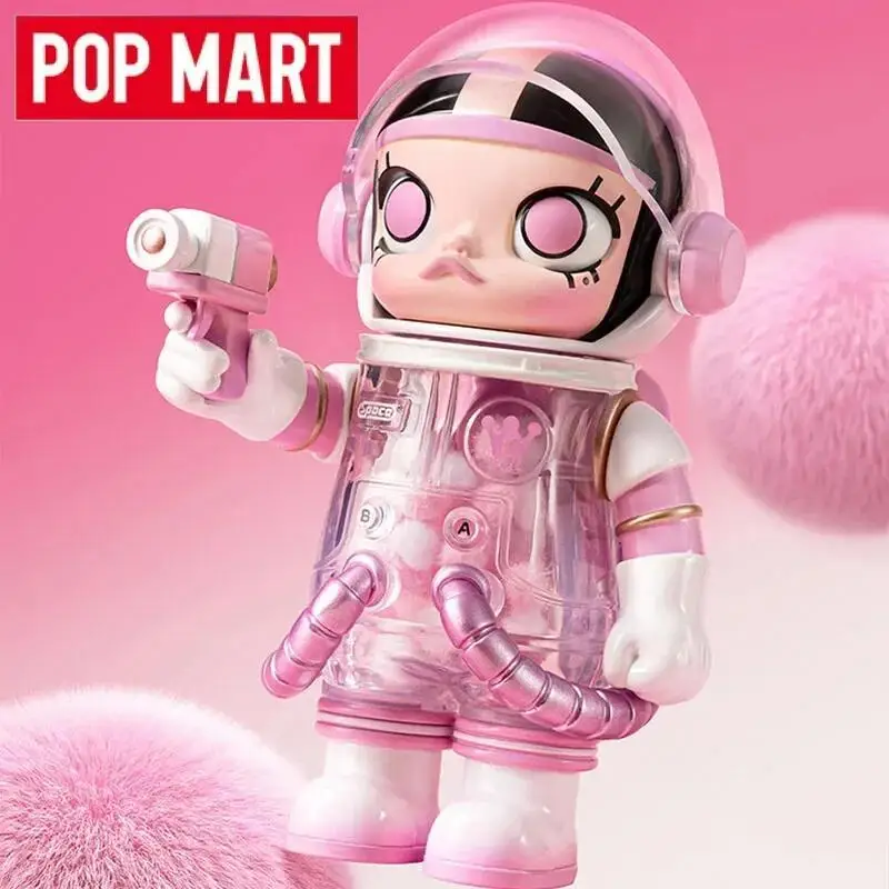 POP MART Mega Space Molly 100% Seria 3 Blind Box Mystery Box Torebka Niespodzianka Zabawki Lalka Śliczna Figurka Anime Ozdoby na Biurko Kolekcja