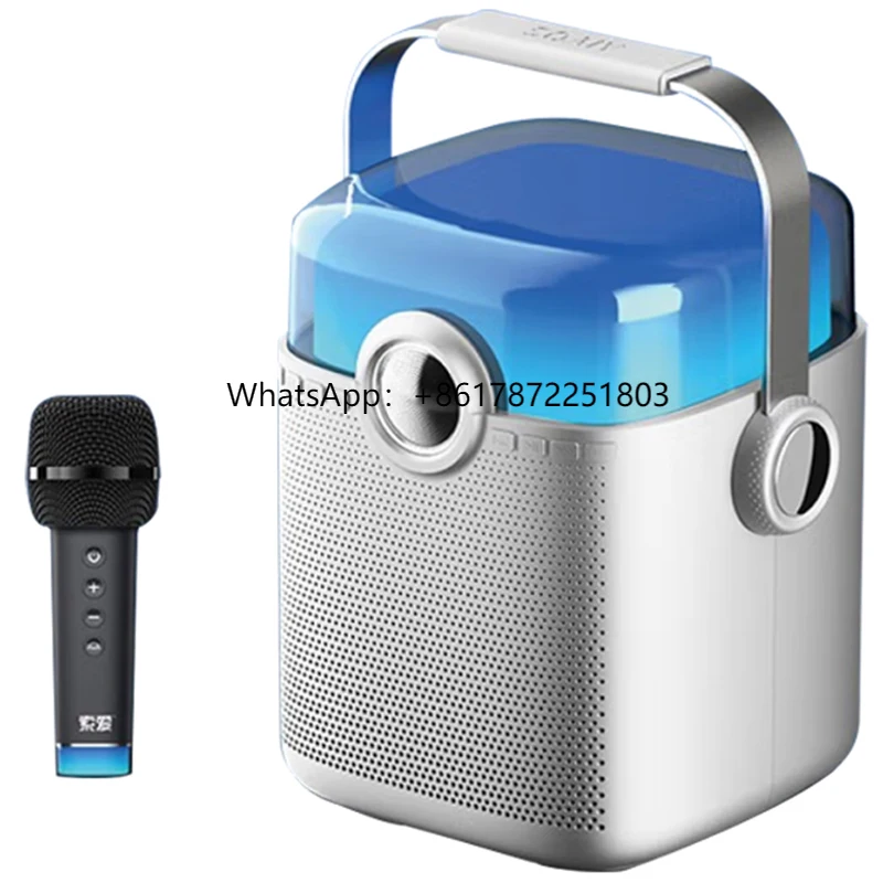 

VALDUS Professional Sound Equipment/Amplifiers/Speaker Transparent Cavity 360 Degree Stereo Speaker With Mic SH08