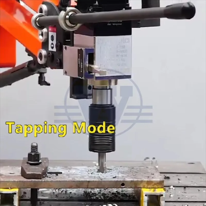 Automatic M3-M12 Flexible Arm Tapping Machine for Pipe Metal Thread Drilling CNC Factory Price Gear and Motor Components