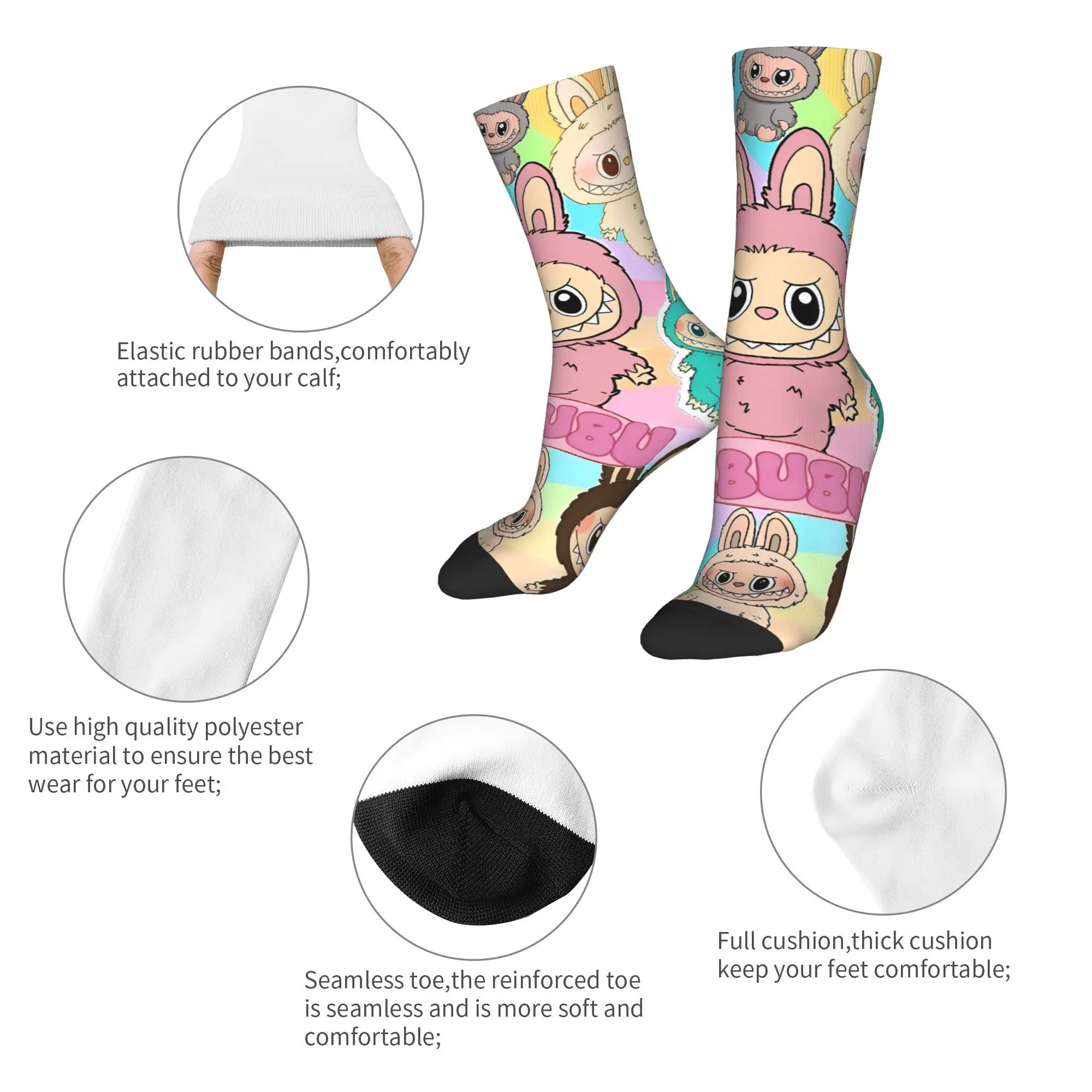 وحوش الغابات قزم جوارب الرجال الجوارب جودة جوارب بأشكال مضحكة الخريف الرياضة في الهواء الطلق المضادة للانزلاق تصميم الجوارب هدية عيد ميلاد