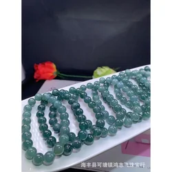 Natural a Cargo Dangerous Material Blue Water Jade Accessories Beaded Bracelet Elegant without B