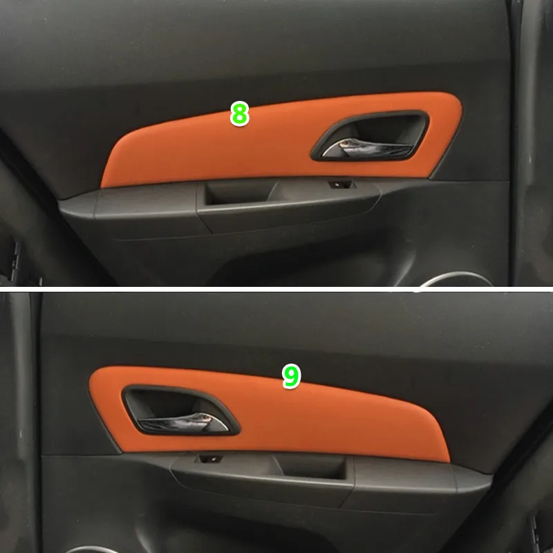 For Chevrolet Classic Cruze 2009 - 2015 Microfiber Leather Car Interior Door Armrest / Center Dashboard Panel Cover Protect Trim