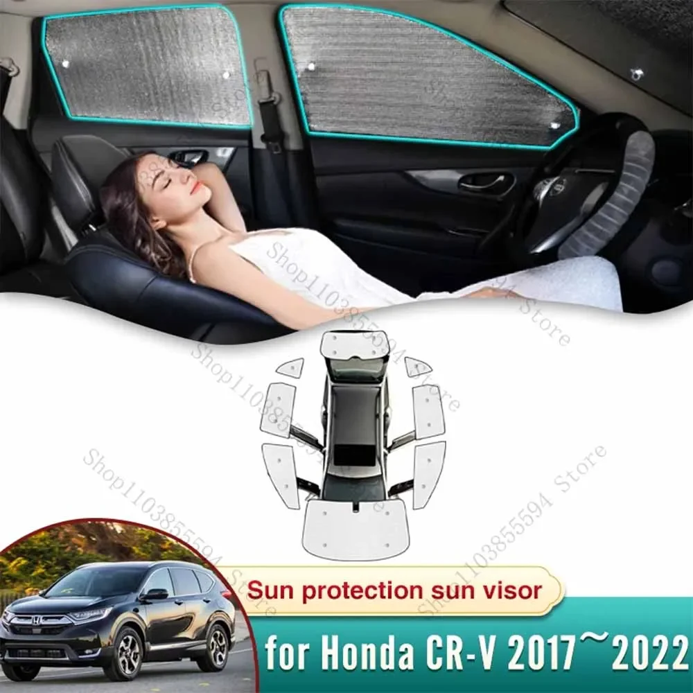 

Full Coverage Car Sun Shade for Honda CR-V RT CRV CR V 2017~2022 2020 Sunshade Windshield Side Window Privacy Shading Protector