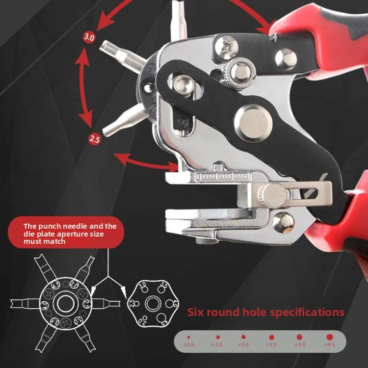 

Пробойник для ремней, бытовые и промышленные клещи для пробивки отверстий, многофункциональный инструмент для создания отверстий