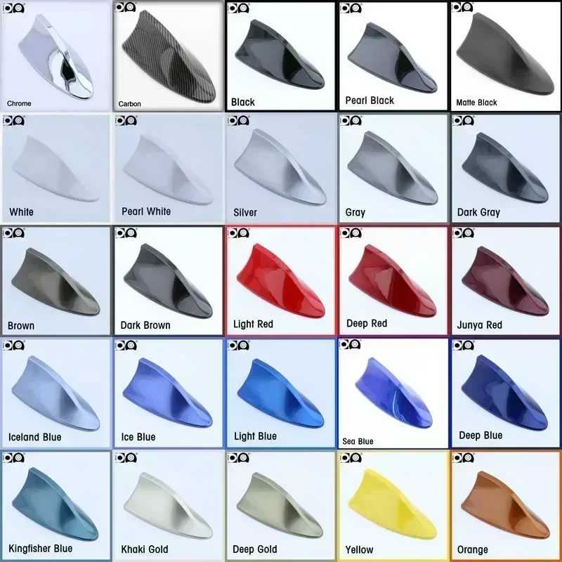 Universal 1D Car Radio Shark Fin Antenna Radio Signal Suitable For Peugeot 207 sw rc 301 3008 307 4008 5008 4007 1007