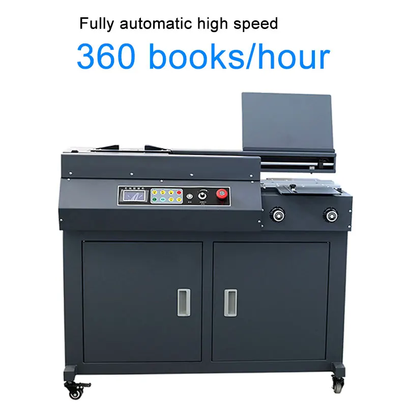 Upgrade Automatic Glue Binding Machine Hot Melt Glue Large-scale Wireless Binding Machine Graphic Equipment Bidding Electric