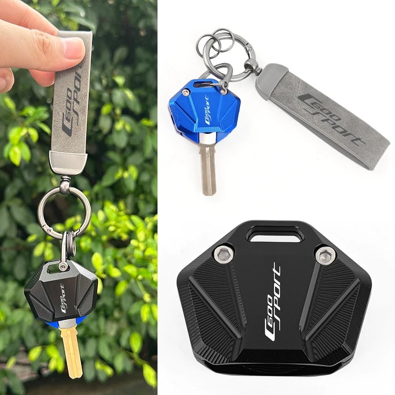 

For BMW C600sport C600 sport 2012 2013 2014 2015 Motorcycle CNC Accessories Key Shell Key Case Cover Key Chain Keyring