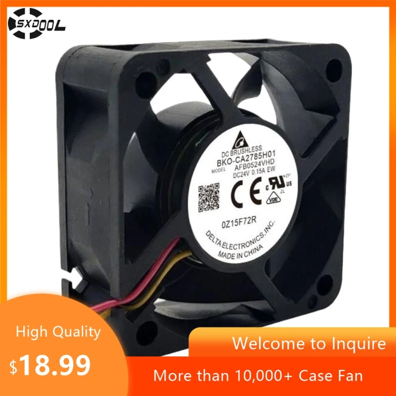 

BKO-CA2785H01 Delta AFB0524VHD 24 В 0,15 А 50 мм 7000 об/мин, 20,3 куб. футов в минуту, импульсный сигнал, для промышленного применения E800 E840