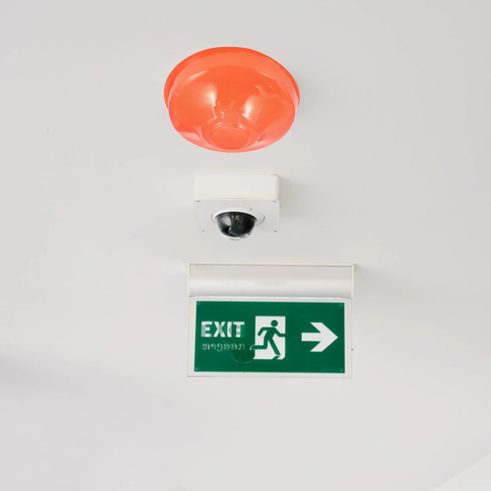 2Pcs Fire Alarm Smoke Protective Dust Cover Plate Easy Install Water Resistant for Cooking Construction