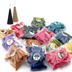 30g Bag Pack Tower Fragrance Natural Purification Cone Incense Home Indoor/bathroom/living Room/office Soothing Aromatherapy