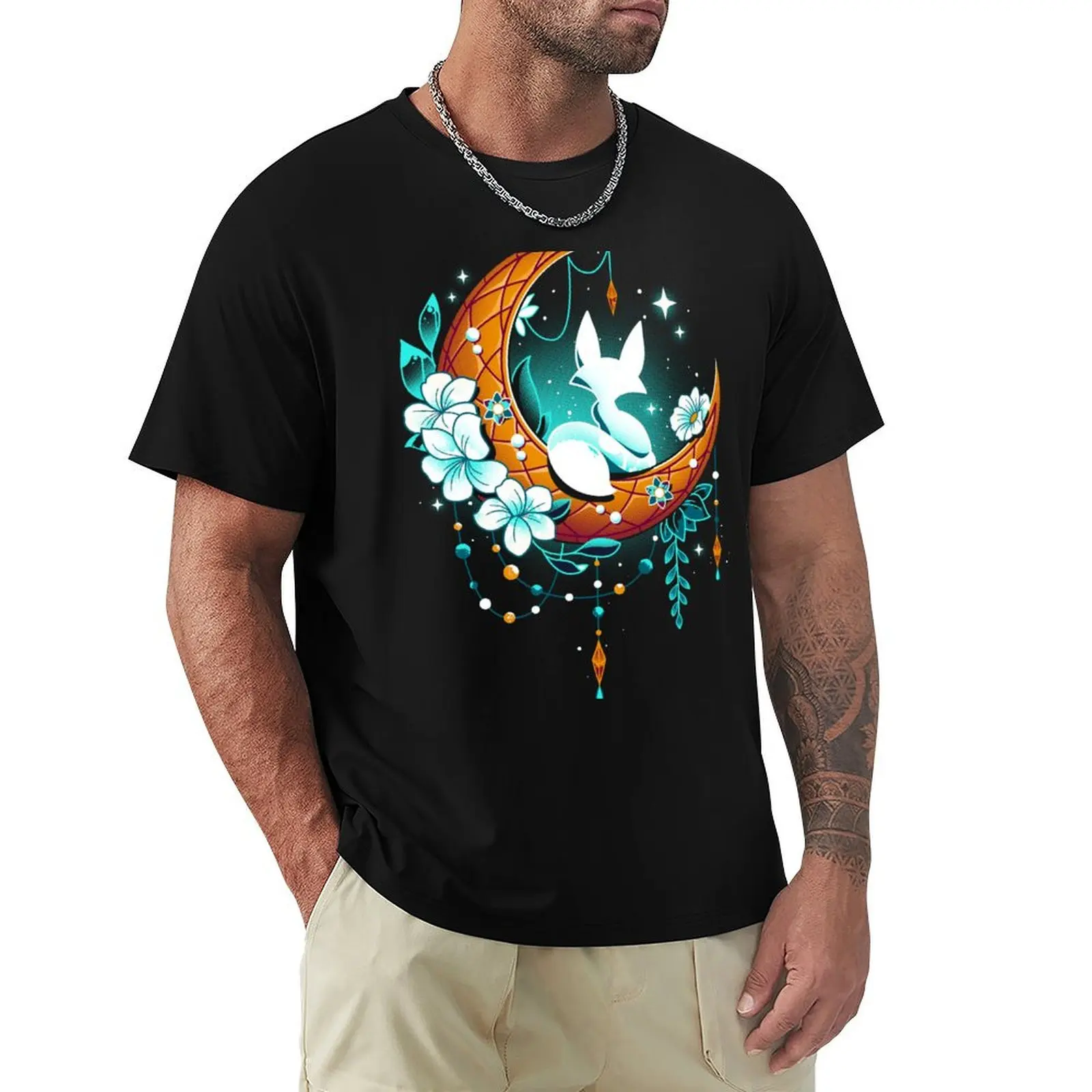 Moonlight Fox - Lunar Polar Fox T-Shirt Breathable Travel T-Shirt