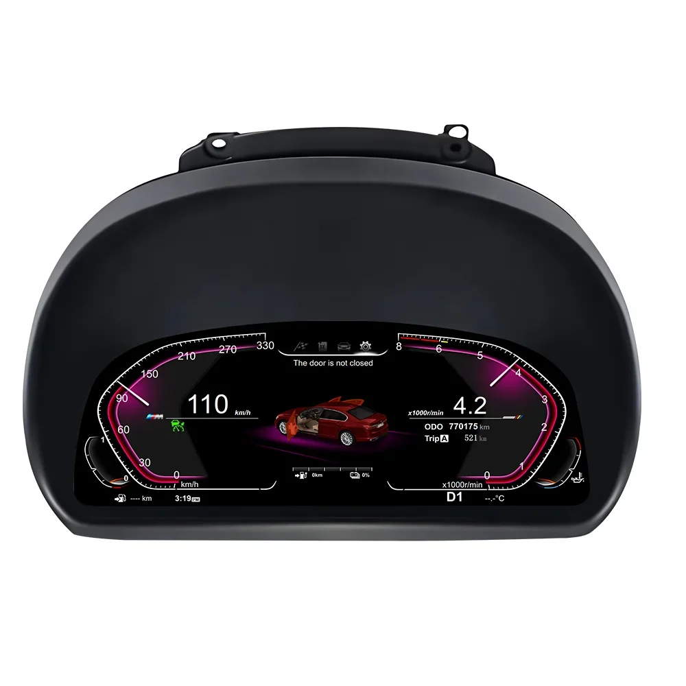 12.3 Inch Lcd Screen Dashboard Auto Player Digital Cluster Instrument Panel For Bmw 1 Series E87 2006-2011
