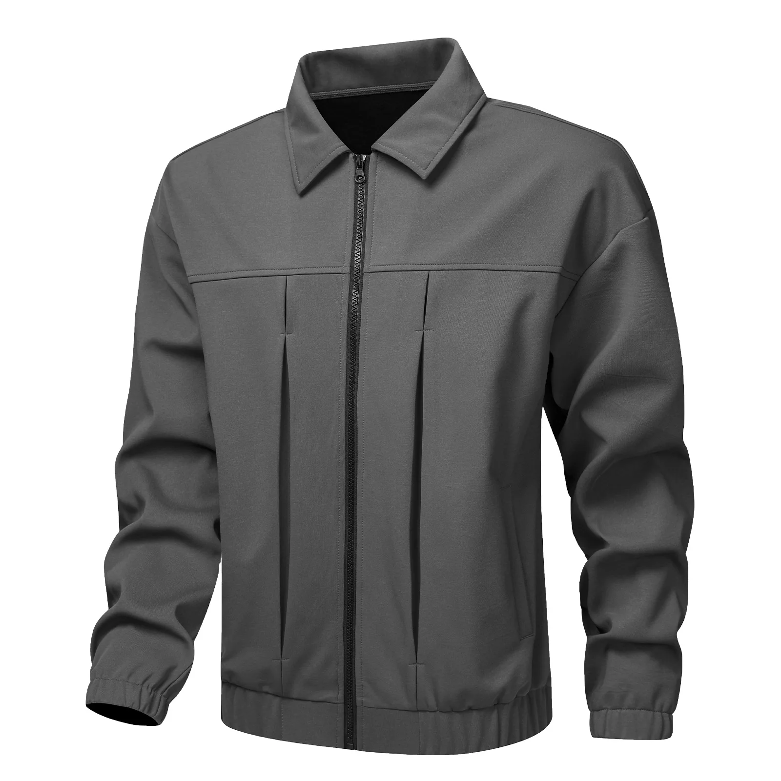 

Мужской осенне-зимний свободный повседневный кардиган с капюшоном, топ с длинными рукавами, утепленная куртка на молнии, теплое ветрозащитное пальто с лацканами