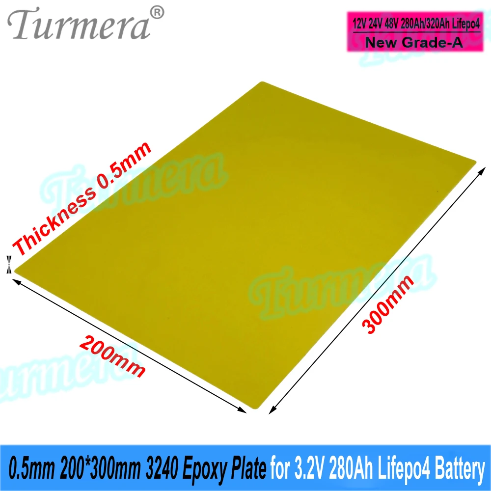 10Pieces 3240 Epoxy Insulation Plate 0.5mm for 3.2V 105Ah 280Ah 320Ah LiFePO4 Battery Pack DIY Insulation Board Multiple Sizes