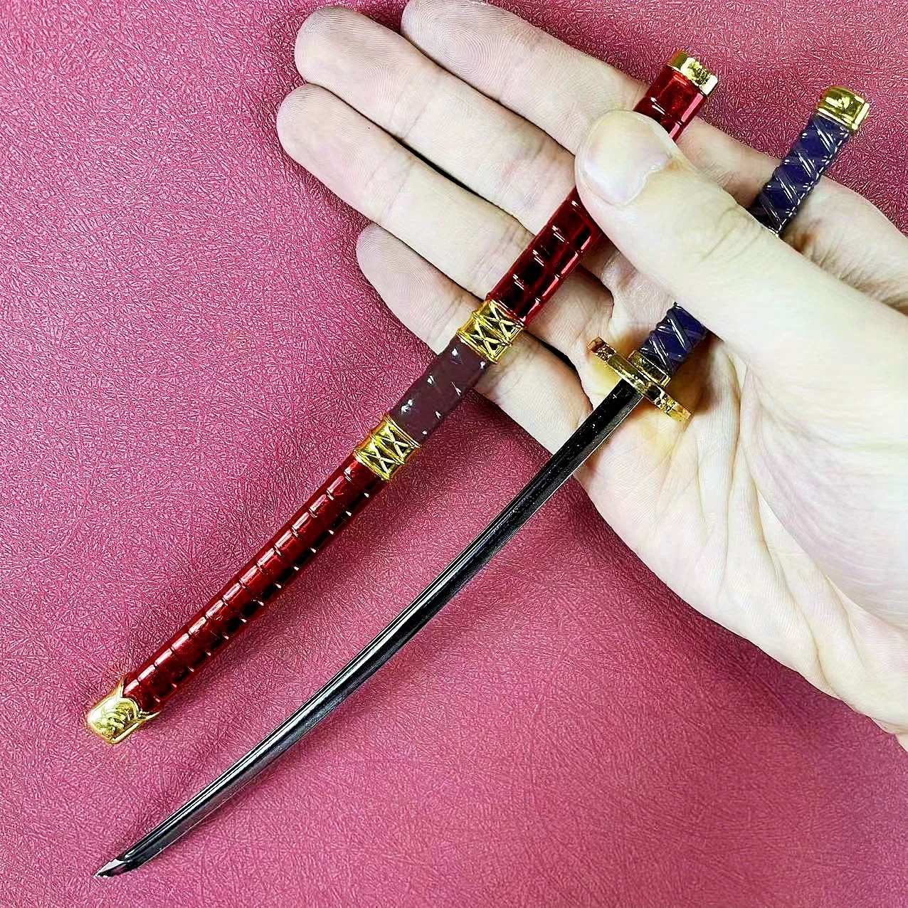 40inch Steel Roronoa Zoro Katana Iron Ninja Knife Metal Anime Zoro Sword Real Size Japanese Katana Original Samurai Sabre Toy