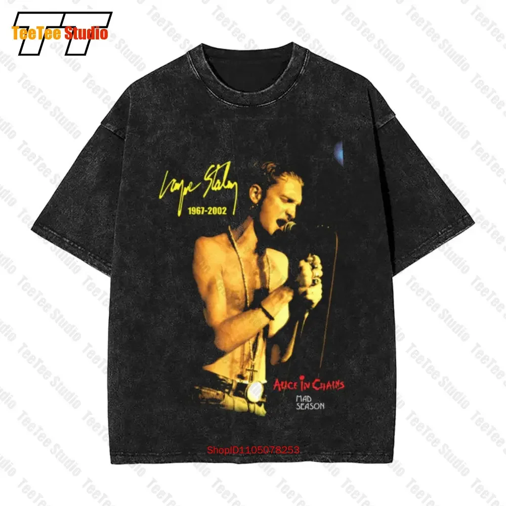 Layne Staley Alice In Chains 2002 Vintage Oversized T-Shirt 2Z8B