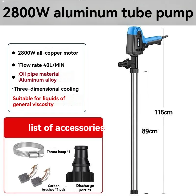 

Electric Oil Pump 220V Explosion-proof and Corrosion-resistant Oil Pump Portable Diesel High Flow Refueling Machine